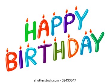 Happy Birthday Typographic Vector Design Greeting Stock Vector (Royalty ...