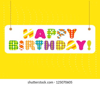 happy birthday card