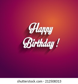 Happy Birthday card