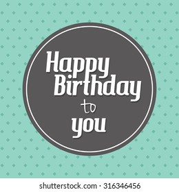 Happy birthday card