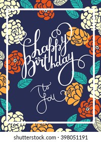 Happy birthday card