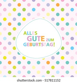 Alles Gute zum Geburtstag! 