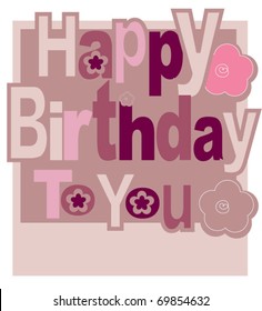 Happy birthday card