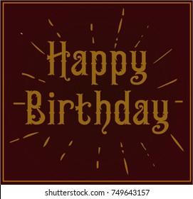 Happy Birthday card