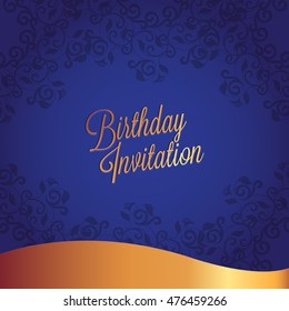 Happy Birthday card and background design