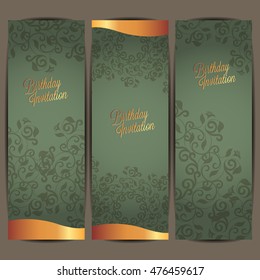Happy Birthday card and background design