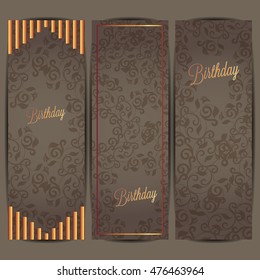 Happy Birthday card and background design