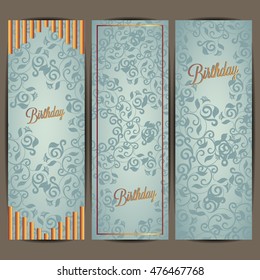 Happy Birthday card and background design