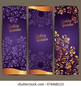Happy Birthday card and background design