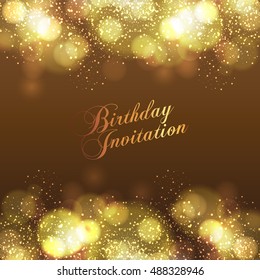 Happy Birthday card and background design