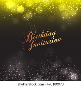 Happy Birthday card and background design