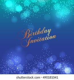 Happy Birthday Card Background Design Stock Vector (Royalty Free ...