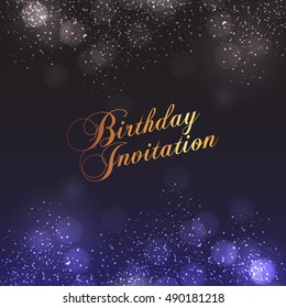 Happy Birthday card and background design