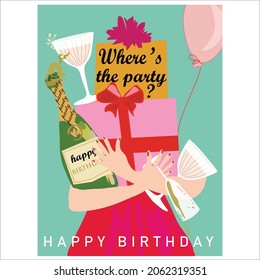 6,635 Cool Birthday Text Stock Vectors, Images & Vector Art | Shutterstock