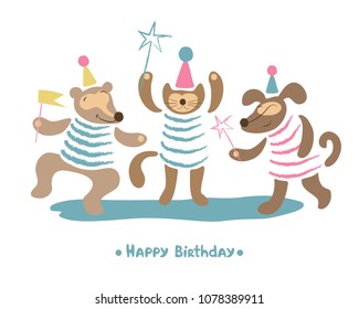 happy birthday card for children kids