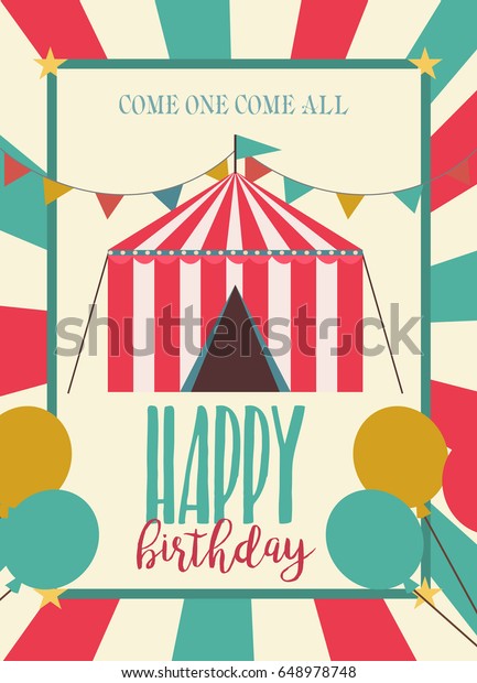 Carte De Joyeux Anniversaire Carte De Image Vectorielle De Stock Libre De Droits