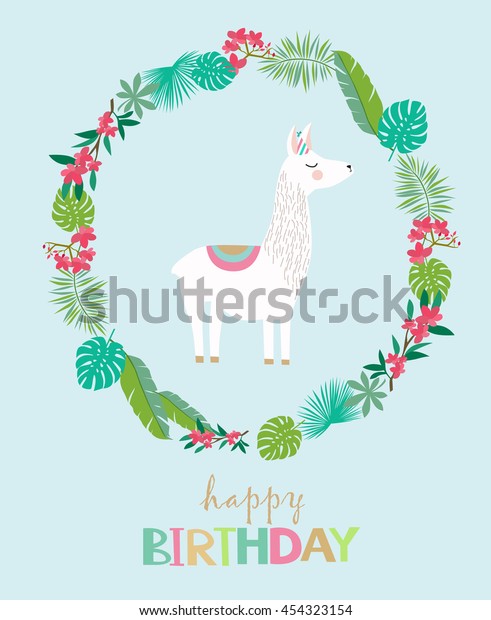 Image Vectorielle De Stock De Carte De Joyeux Anniversaire Avec Un