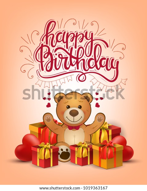 happy birthday cute bear