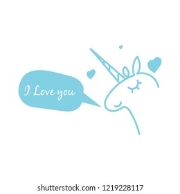 happy birthday card with cute unicorn icon over white background. colorful design. vector illustration