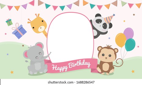 happy birthday card design. vector illustration,Birthday card,