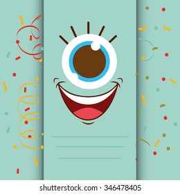 happy birthday card design, vector illustration eps10 graphic 