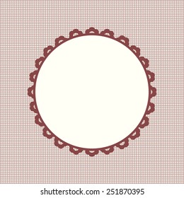 Happy Birthday card frame design Vector