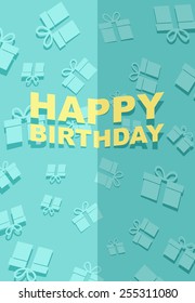 Happy Birthday card gift pattern