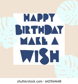 Happy Birthday Card,  hand drawn design elements, gifts, wallpapers, web template, card, invitation