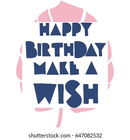 Happy Birthday Card,  hand drawn design elements, gifts, wallpapers, web template, card, invitation