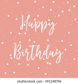 happy birthday card, illustration in vector format