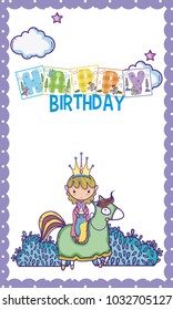 Happy birthday card for little boy