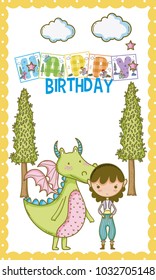 Happy birthday card for little boy