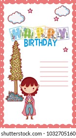 Happy birthday card for little boy