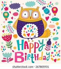 13,760 Birthday owl Images, Stock Photos & Vectors | Shutterstock