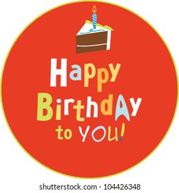 Happy birthday card for someone's birthday party