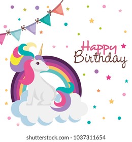 Unicorn Birthday Images Stock Photos Vectors Shutterstock