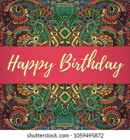 Happy Birthday card in vector