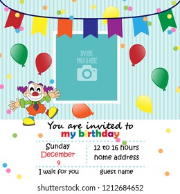 happy birthday card vector