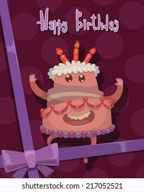 Happy Birthday Card, vector