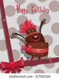 Happy Birthday Card, vector