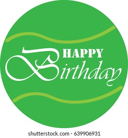 Happy Birthday Card Vector Design