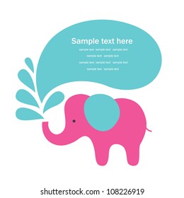 happy birthday card. vector illustration