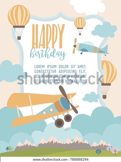 Carte De Bande Dessinee Joyeux Anniversaire Image Vectorielle De Stock Libre De Droits 786