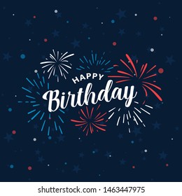 Happy Birthday Celebration background vector