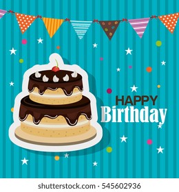 happy birthday celebration card