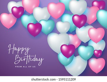 Happy Birthday celebration design for greeting card