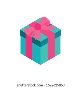 happy birthday celebration gift icon vector illustration design