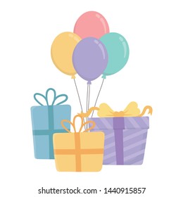 Happy Birthday and celebration gifts design