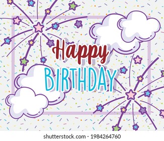 happy birthday celebration party banner