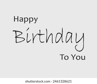 Happy Birthday Celebratory Image Design